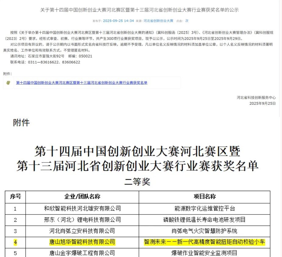 喜讯 | 唐山kdpay钱包官网智能科技有限公司荣获省创新创业大赛二等奖！